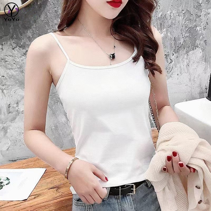 YOYO เสื้อสายเดี่ยว เสื้อซับใน ผ้านุ่ม ใส่สบาย ใส่ไม่ร้อน ซึมซับเหงื่อและระบายอากาศ รุ่น2779