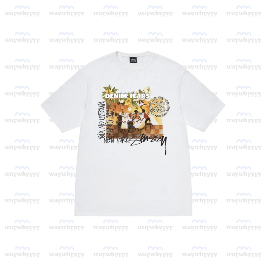 [ของแท้ ลดราคาพิเศษ] เสื้อยืด Stussy x Denim Tears Annie Lee Tee