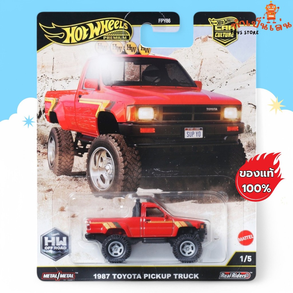 Hot Wheels Premium - 1987 TOYOTA PICKUP TRUCK OFF ROAD 2025 สเกล 1:64