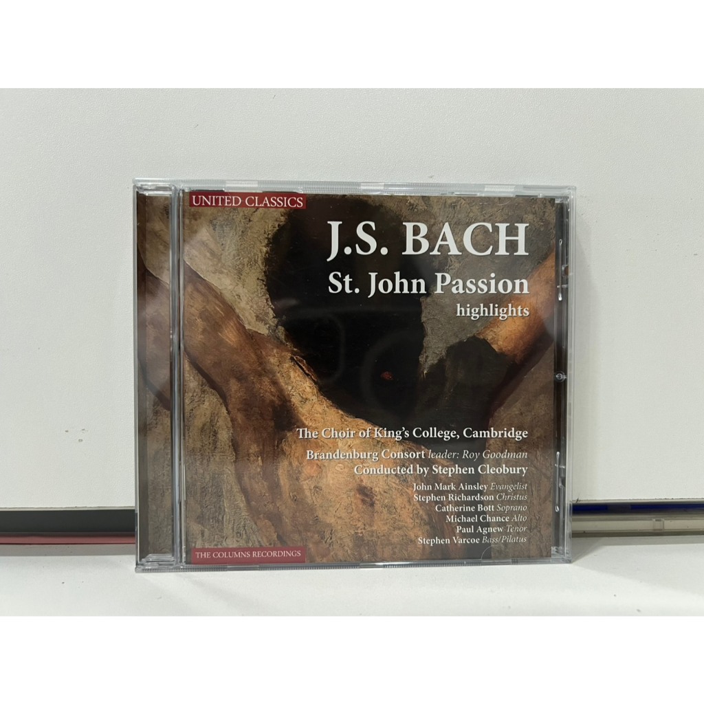 1 CD MUSIC ซีดีเพลงสากล  J.S. BACH St. John Passion highlights (C7B222)
