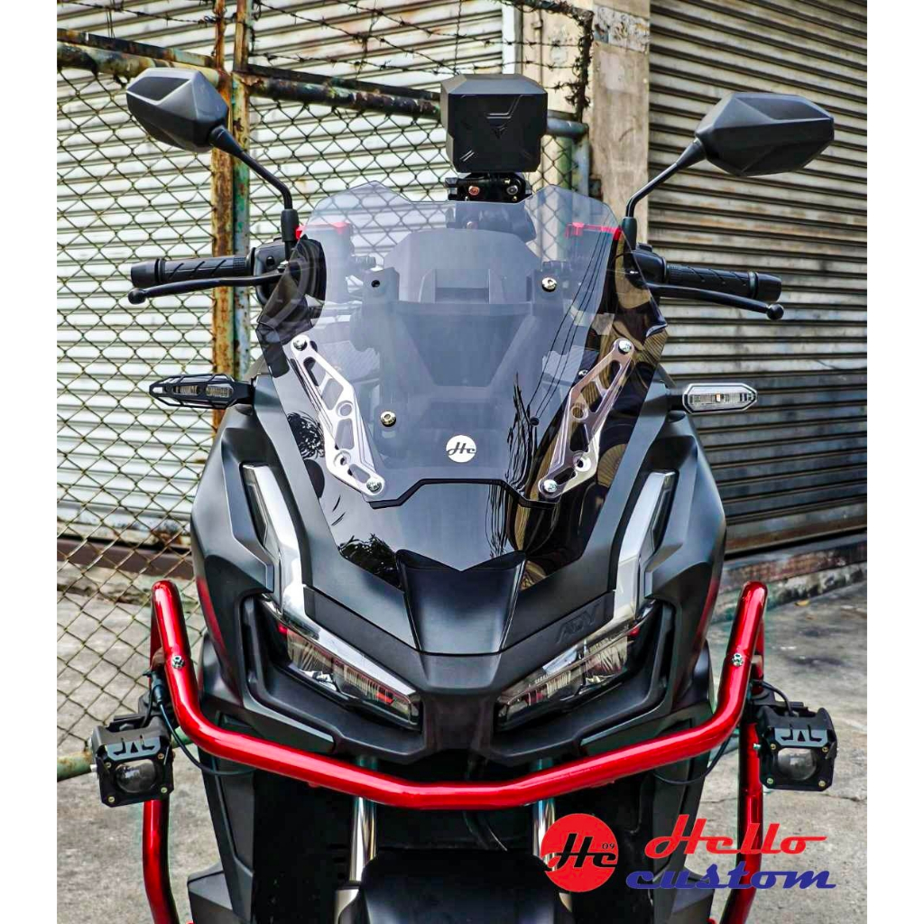 ชิวหน้า ทรงซิ่ง ADV150 / ADV160 ชิวแต่ง พร้อมขา CNC ADV 150 / ADV 160 รับรองใส่แล้วซิ่ง