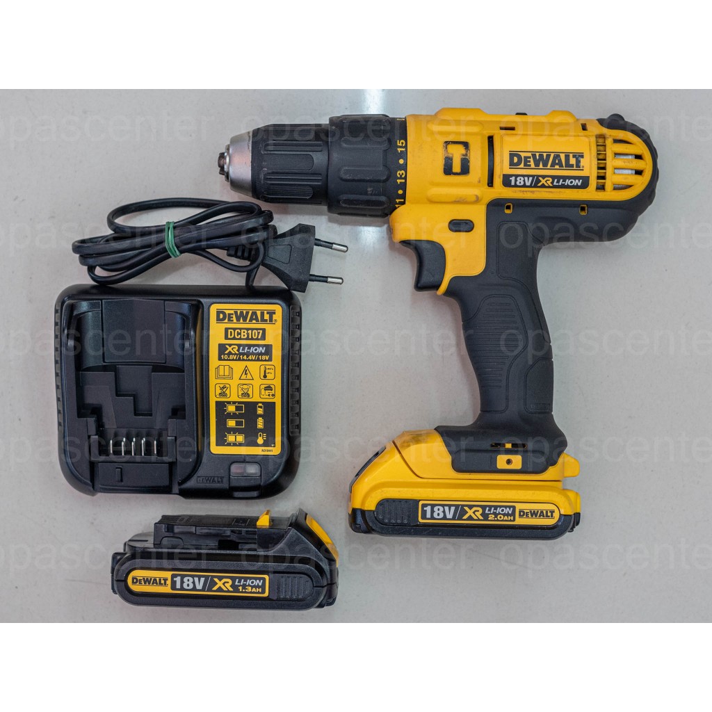 *มือสอง*สว่านกระแทกไร้สาย Dewalt DCD776 C2A (ขนาด 18V.) +แบต2ก้อน + ที่ชาร์ท มือสอง สภาพใหม่