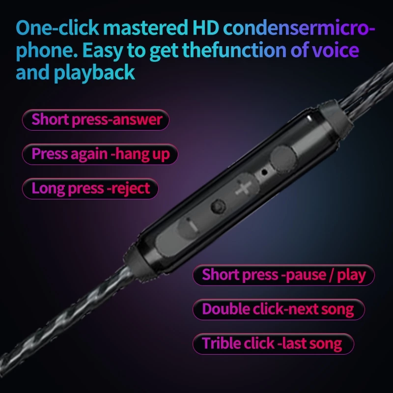 Sanmax หูฟังสปอร์ต 3.5mm อินเอียร์ HiFi เบสหนัก มีไมค์ thumbnail 6