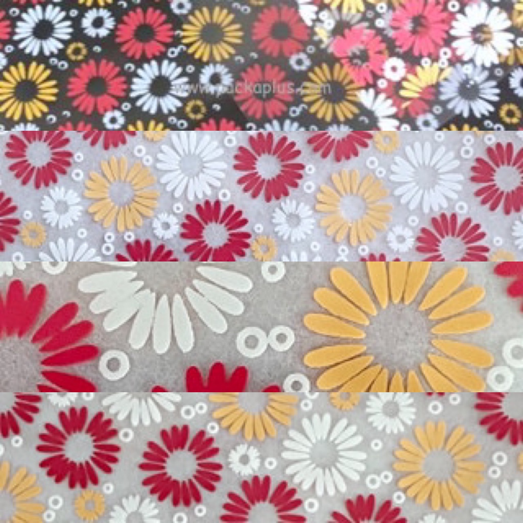 แผ่นลอกลายช็อคโกแลต Chocolate Transfer Sheet หลายลาย DIY Xmas ใช้ทำลายบนช็อคโกแลต ทำง่ายสวยงาม - รูปที่ 4