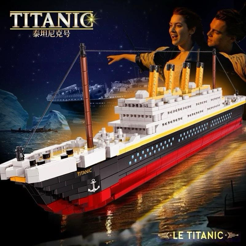 พร้อมส่ง🇹🇭 Blocks Titanic เรือ ไททานิก drstar The pirate ship Black Pearl🏴‍☠️ ลำใหญ่มาก 900-4059pcs 