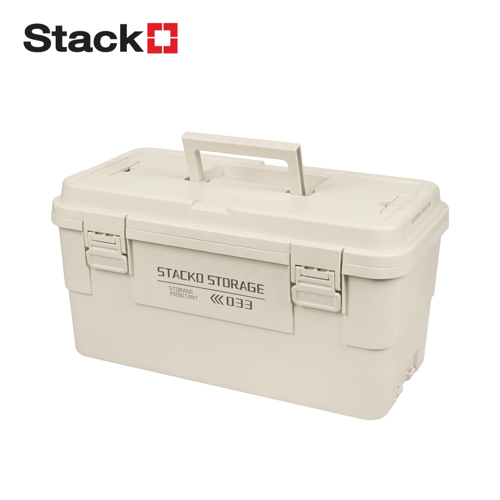 HomePro กล่องหูหิ้ว STACKO GLAM 2033 44.5X23.7X23.6 ซม. สีเบจ