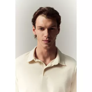 H&M(เอชแอนด์เอ็ม) เสื้อโปโล Slim Fit ผู้ชาย 956343_27