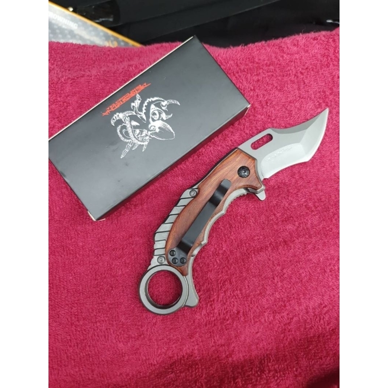 "มีดควง Karambit X62 พับได้ แข็งแรง ทนทาน พร้อมส่ง!"