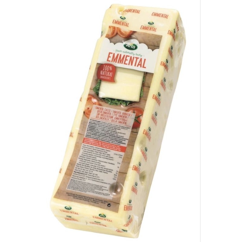 ARLA EMMENTAL CHEESE BLOCK 2.1KG -  อาร์ล่า เอ็มเมนทัลชีส ขนาด 2.1กก.