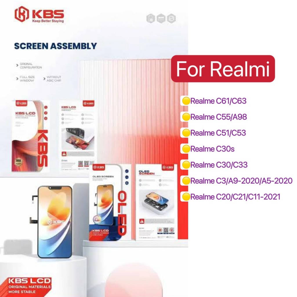 KBSหน้าจอ สำหรับ oppo ออปโป้ F11pro,A92,A5s,A60(4G),A57-2022,A55(5G),A54(5G),A54(4G),A53-2020,A5-202