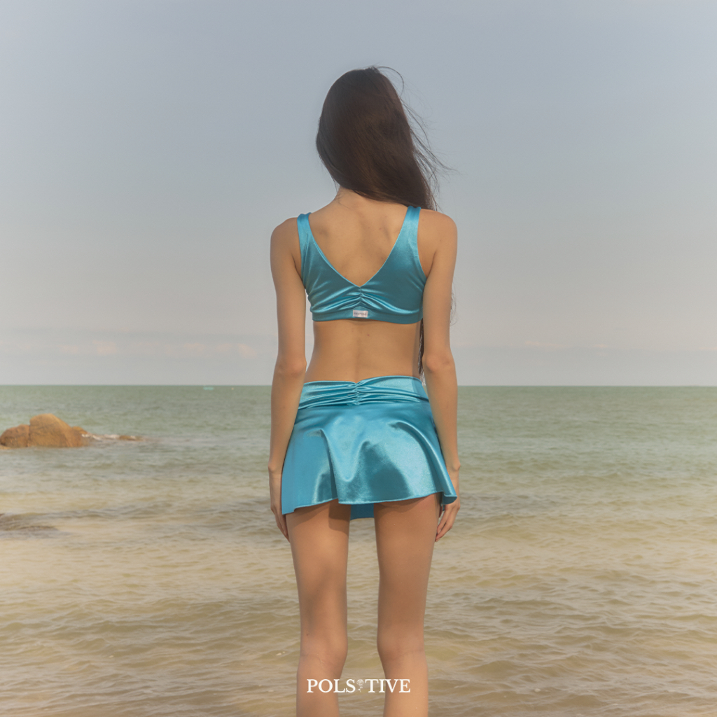 POLSITIVE | SERENE Turquoise | Polewear ชุดโพลแดนซ์ ชุดออกกำลังกาย ชุดว่ายน้ำ โยคะ สปอร์ตบรา ราคา ถูกที่สุด ดีลบีเคเค แกลเลอรีภาพที่ 2
