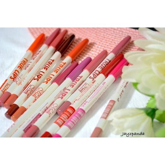 พร้อมส่งจากไทย ดินสอเขียนขอบปาก ME NOW True Lips ยกกล่อง12สี