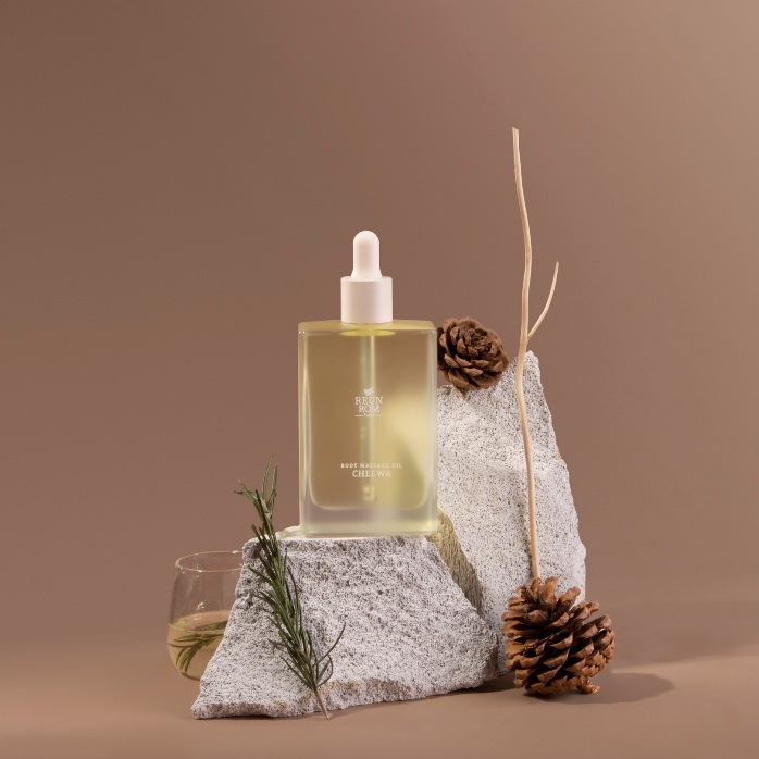 REUNROM Body Massage Oil 110ml.-  ชีวา รื่นรมย์ น้ำมันนวด น้ำมันนวดตัว