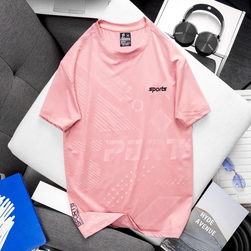 พร้อมส่ง! เสื้อกีฬาสปอร์ตคอกลม SPORTS เสื้อบอล มีครบไซส์ผ้านิ่มใส่สบายใส่ออกกำลังกาย ระบายความร้อนได้ดี