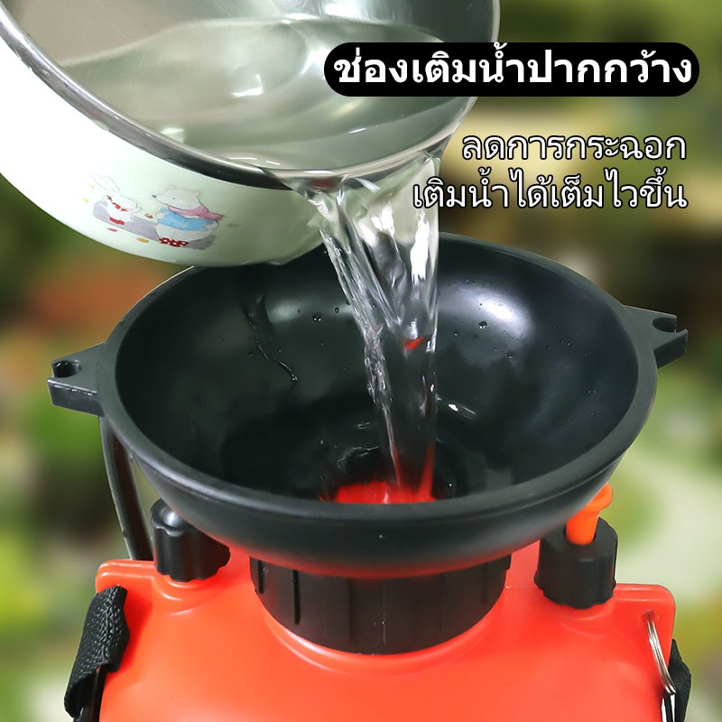 MUSCLE COW ถังพ่นยา พร้อมสายฉีด ก้านสเตนเลส ถังพ่นยา 2ลิตร 5ลิตร 8ลิตร แอลกอฮอล์ กระบอกพ่นยา กระบอกฉีดน้ำแรงดัน เครื่องพ - รูปที่ 4