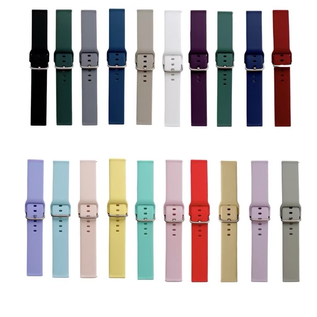 พร้อมส่ง สายเข็มขัด สายยาง สายนาฬืกา สายซิลิโคน ขนาด20mm 22mm