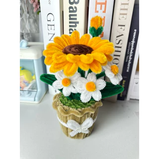 กระถางดอกไม้ลวดกำมะหยี่DIY🌻ทักแชทสอบถามได้นะคะ