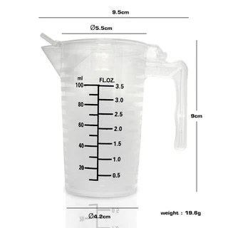 Plastic Measuring Cup เหยือกตวงพสาติกมีฝาปิด [100/250/1000/2000/5000] ml