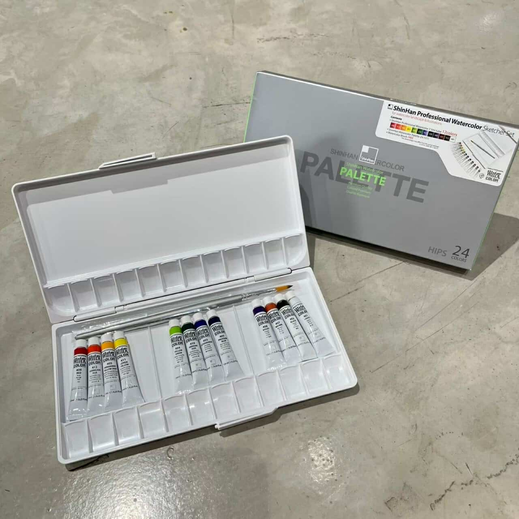 ShinHan Professional Watercolor Sketcher Set (S12290000030) / เซ็ตอุปกรณ์สำหรับ Sketcher แบรนด์ ShinHan จากประเทศเกาหลี — صورة 2