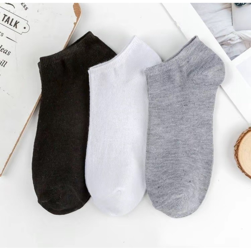 ถุงเท้าข้อสั้น ขนาด free size cotton 100% พร้อมส่งทุกวัน