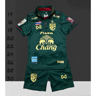 ชุดกีฬาชุดบอลเด็กคอปกสีสดใสเหมาะกับกีฬาสีเด็กหญิง-ชายใส่ได้