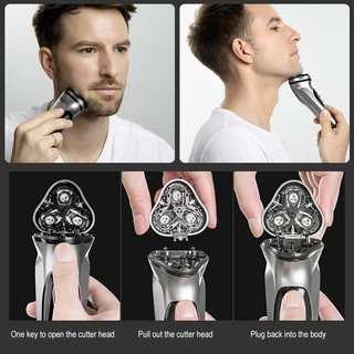 Enchen BlackStone 3D ที่โกนหนวดไฟฟ้า Electric Shaver เครื่องโกนหนวดไฟฟ้า โกนหนวดไฟฟ้า ใบมีด 3D ที่โกนหนวด ที่กันจอน