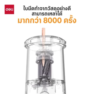 เครื่องเหลาดินสออัตโนมัติ Deli รุ่น VA7MAX (4 สี เทา/ขาว/เขียว/น้ำตาล) (จำหน่าย 1 เครื่อง)