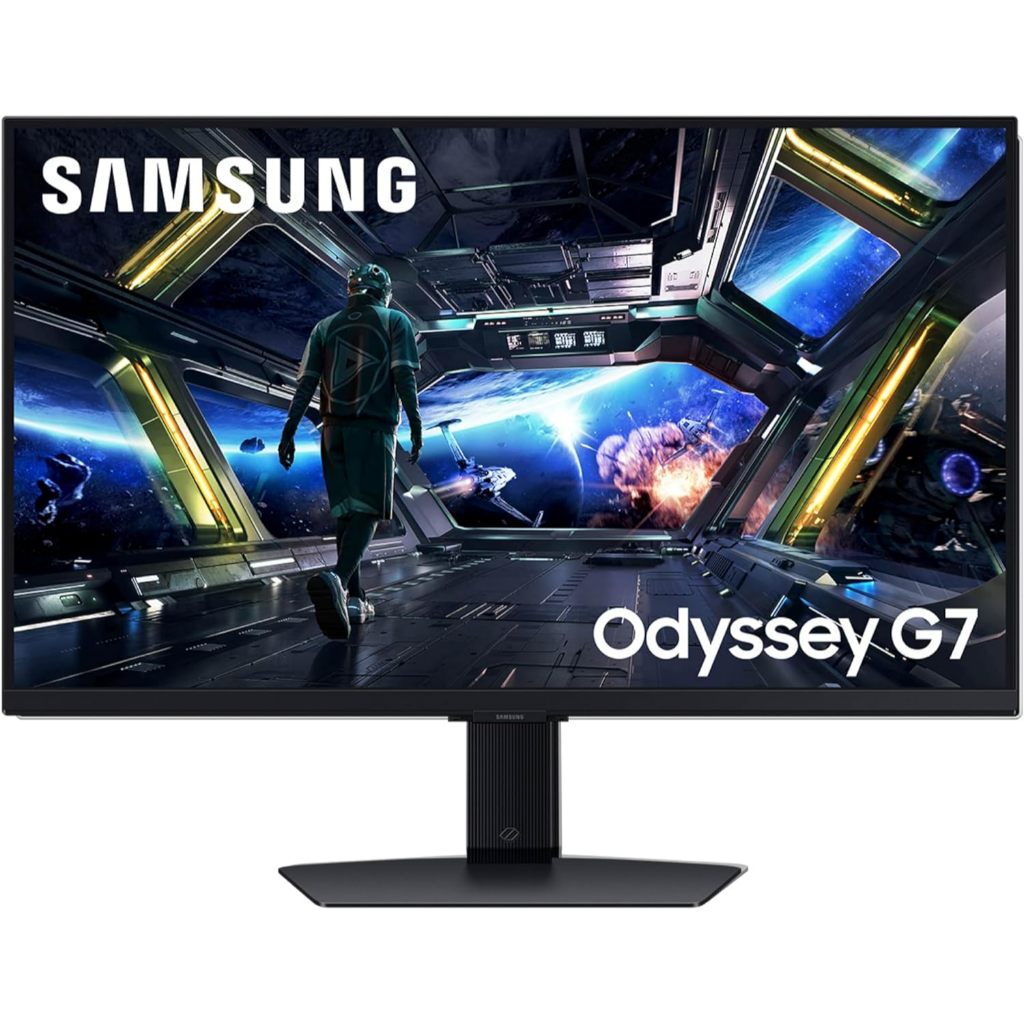 SAMSUNG Odyssey G70D Series 4K UHD Gaming Monitor, IPS Panel, 144Hz, 1ms, HDR400, G-Sync and FreeSyn
