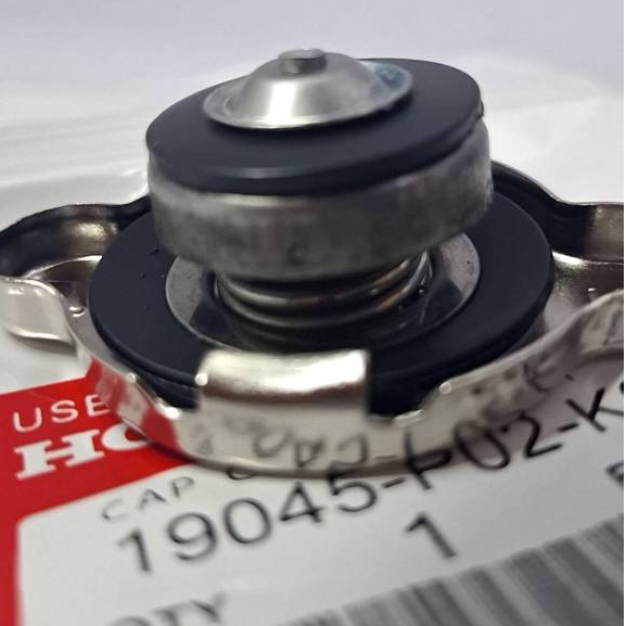 แท้ ฝาหม้อน้ำ HONDA CIVIC EK ฉายา ท้ายข้าวโพดปี 1999-2000 แรงดัน 1.1 บาร์ คอสริง (ฝาฉลากเหลือง)