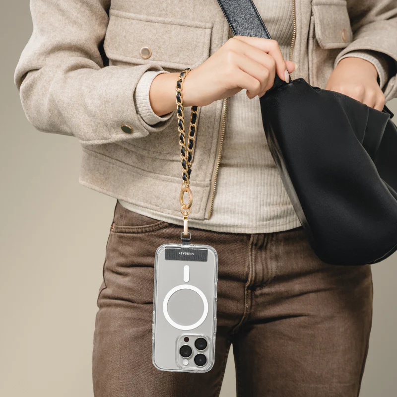 MAGEASY Leather Chain Wrist Strap 9mm. สายคล้องโทรศัพท์ขนาด9มิลเกรดพรีเมี่ยม สำหรับ SmartPhone และ อุปกรณ์อื่นๆ - รูปที่ 4