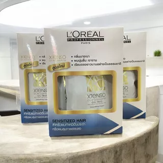 ยืดลอรีอัล Loreal Xtenso Oleoshape ครีมยืดผม ลอรีอัล ขนาด 400 มล./125 มล. กลิ่นไม่ฉุน (คุ้มกว่า)