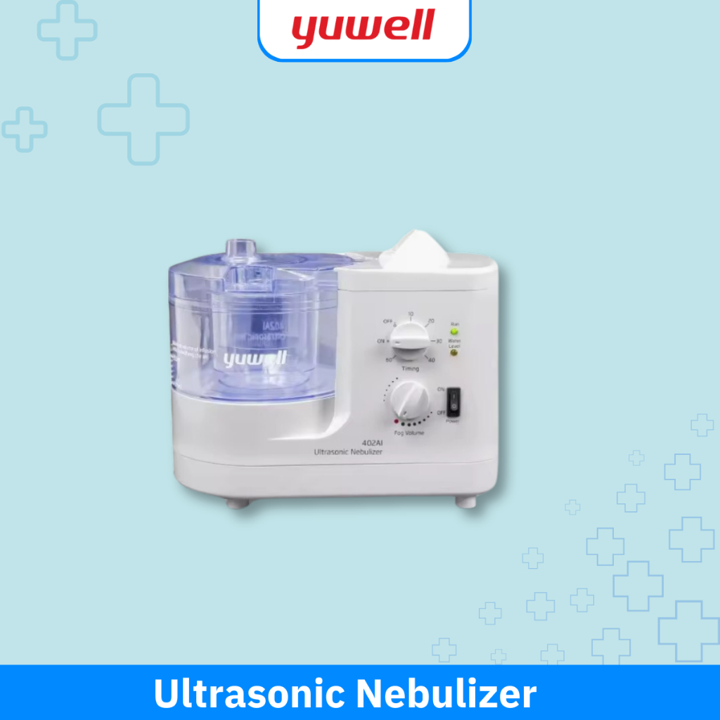 Yuwell Ultrasonic Nebulizer เครื่องพ่นละอองยา แบบอัลตร้าโซนิค รุ่น402AI [รับประกันศูนย์ 1 ปี]