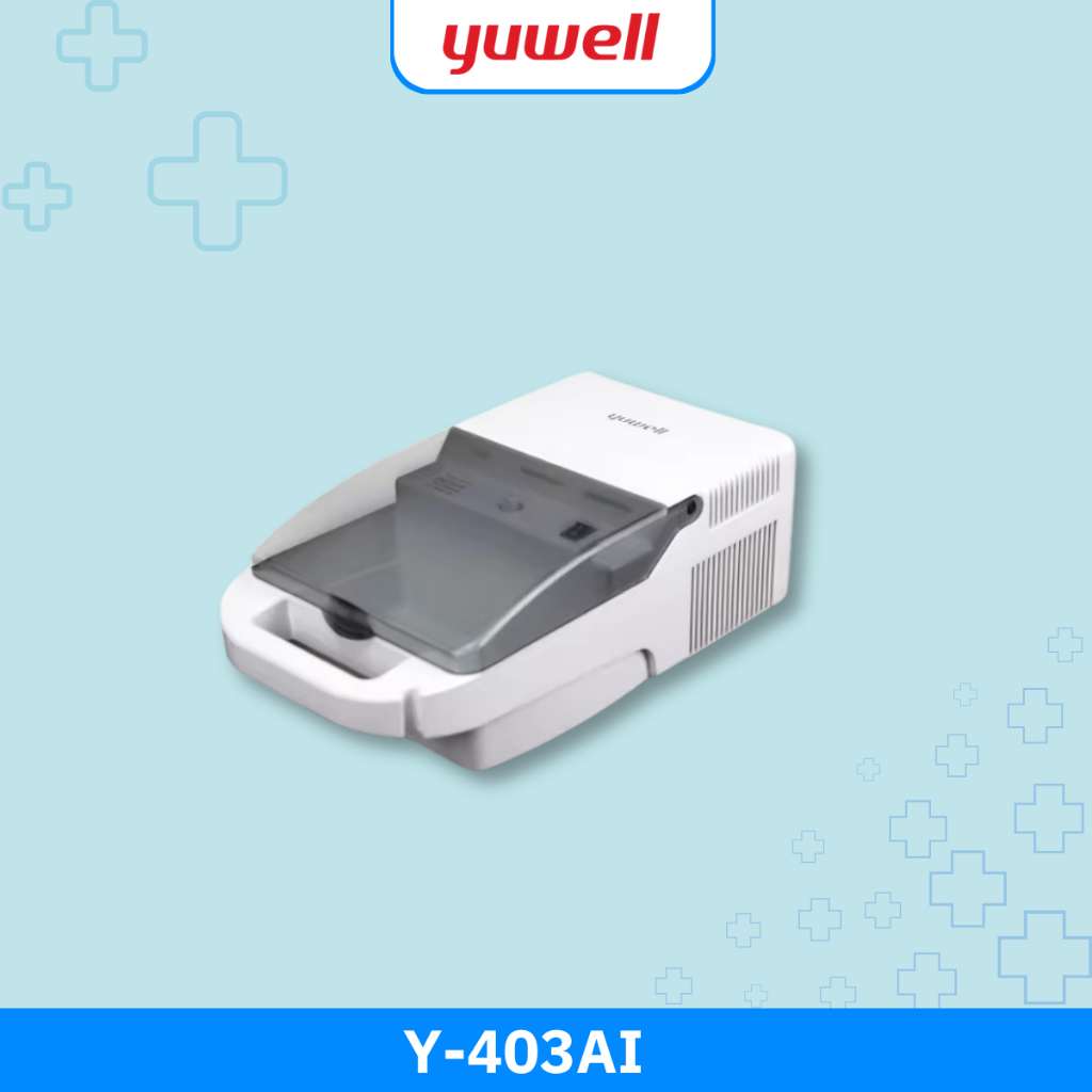 Yuwell Air Compressing Nebulizer เครื่องพ่นละอองยา เพื่อรักษาผู้ป่วยโรคทางเดินหายใจ [Y-403AI] [รับประกันศูนย์ 1 ปี]