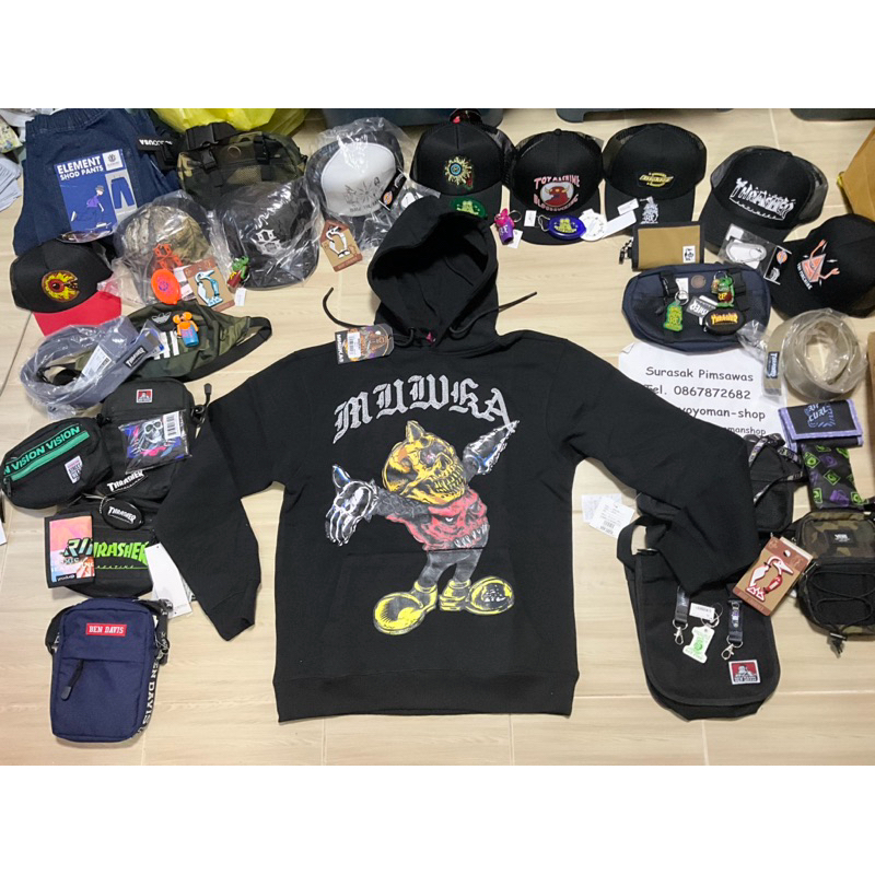 Hood MISHKA ลายสกรีน-ปัก ของแท้มือ1 size M