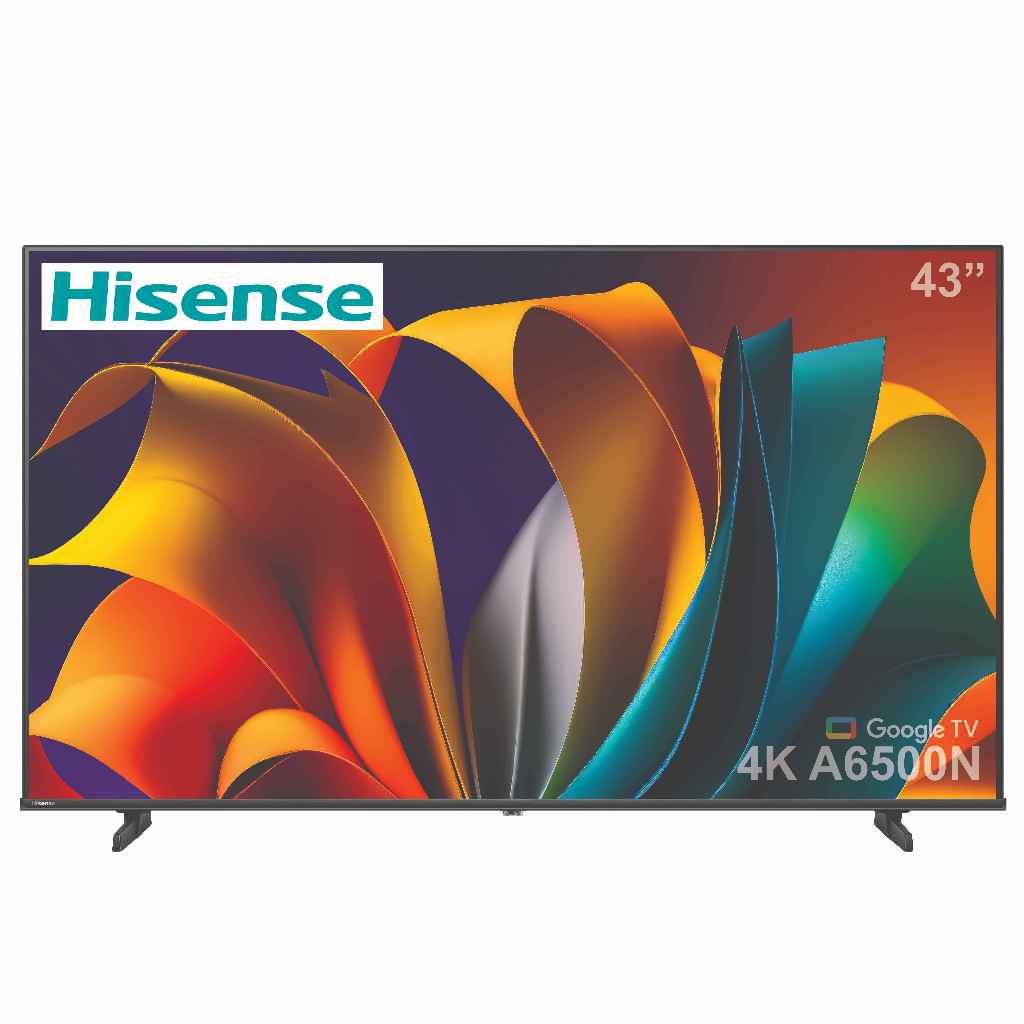 (พร้อมส่ง) HISENSE ทีวี A6500N Series Google TV รุ่น 43-55 นิ้ว 4K UHD LED ปี 2024