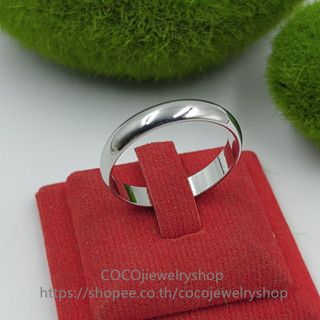 แหวนสีเงิน แหวนชุบ ไม่ลอกไม่ดำ สินค้าส่งเสริมการขาย ซื้อจำนว…