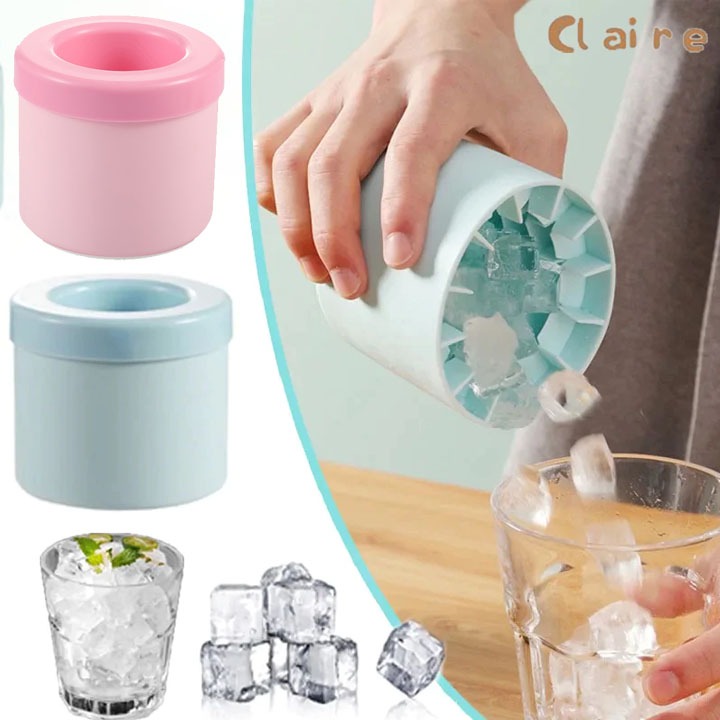 COD แม่พิมพ์ซิลิโคน ทรงกลม ทําน้ําแข็ง โฮมเมด DIY สําหรับตู้เย็น Claire ราคา ถูกที่สุด ดีลบีเคเค รูปภาพหลัก