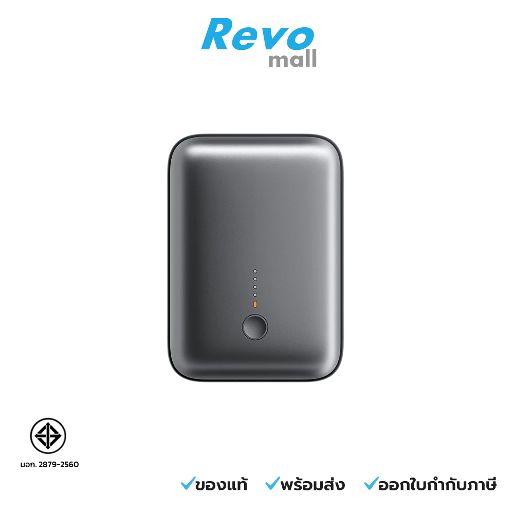 AUKEY Mini Powerbank 10,000mAh PD 20W SCP 22.5W ขนาดเท่าบัตรเครดิต รุ่น PB-Y55 Gray