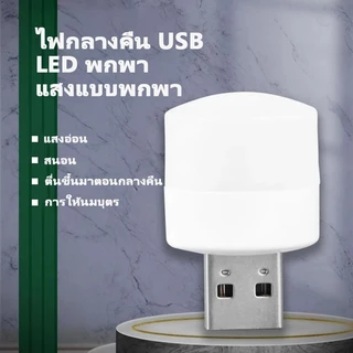 หลอดไฟ LED USB 2W หลอดไฟขนาดเล็ก แสงขาว วอร์ม แสงเหลือง ไฟมินิ
