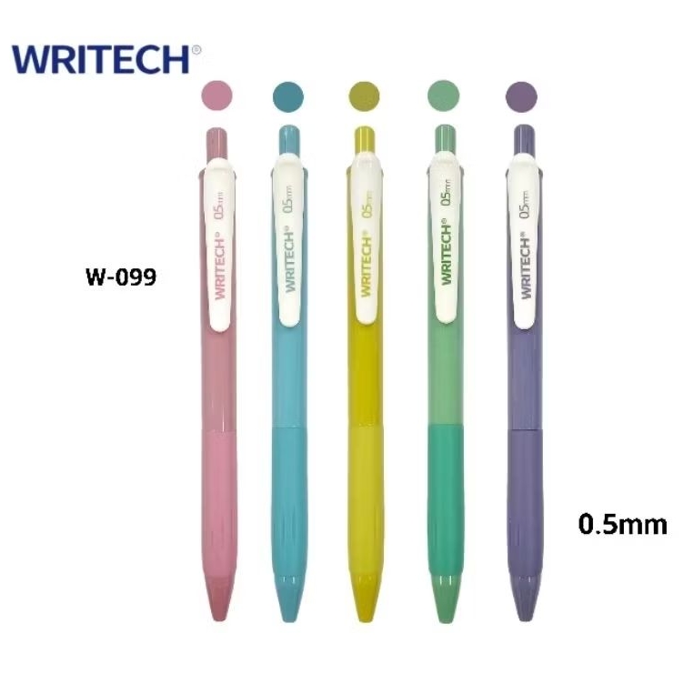 Writech ปากกาเจลสี #W-099 SWEET VINTAGE COLORS ขนาด 0.5 มม. หมึกสีตามด้าม (ราคาต่อ 1 ด้าม)