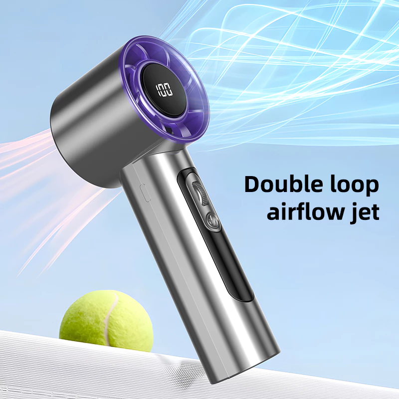พัดลมพกพา Turbo Fan 100 Speed USB Pocket Mini Fan Type-C thumbnail 5