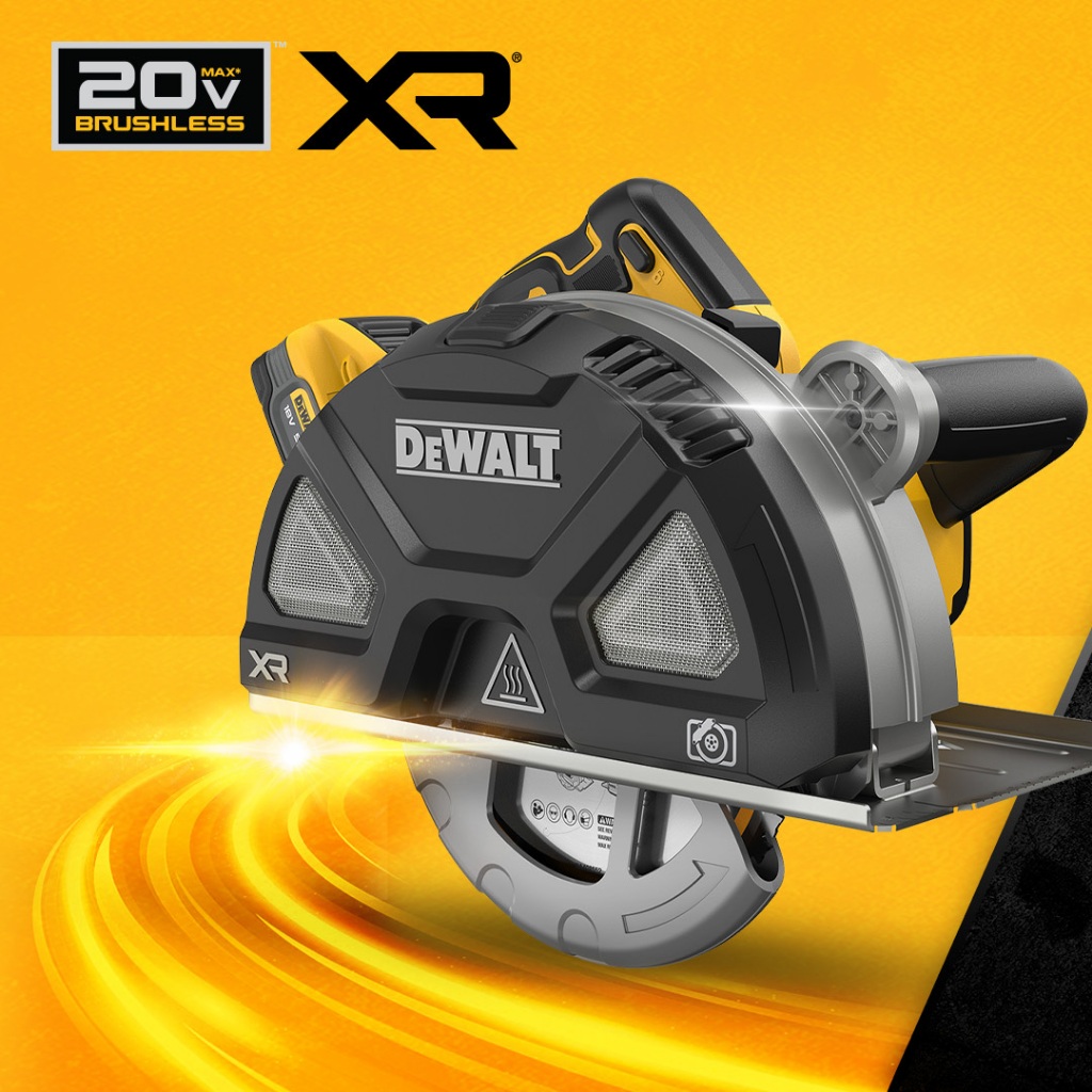 DEWALT รุ่น DCS383N เลื่อยวงเดือนตัดโลหะไร้สาย 20V Max XR ไร้แปรงถ่าน 7-1/4" (เฉพาะตัวเครื่อง)
