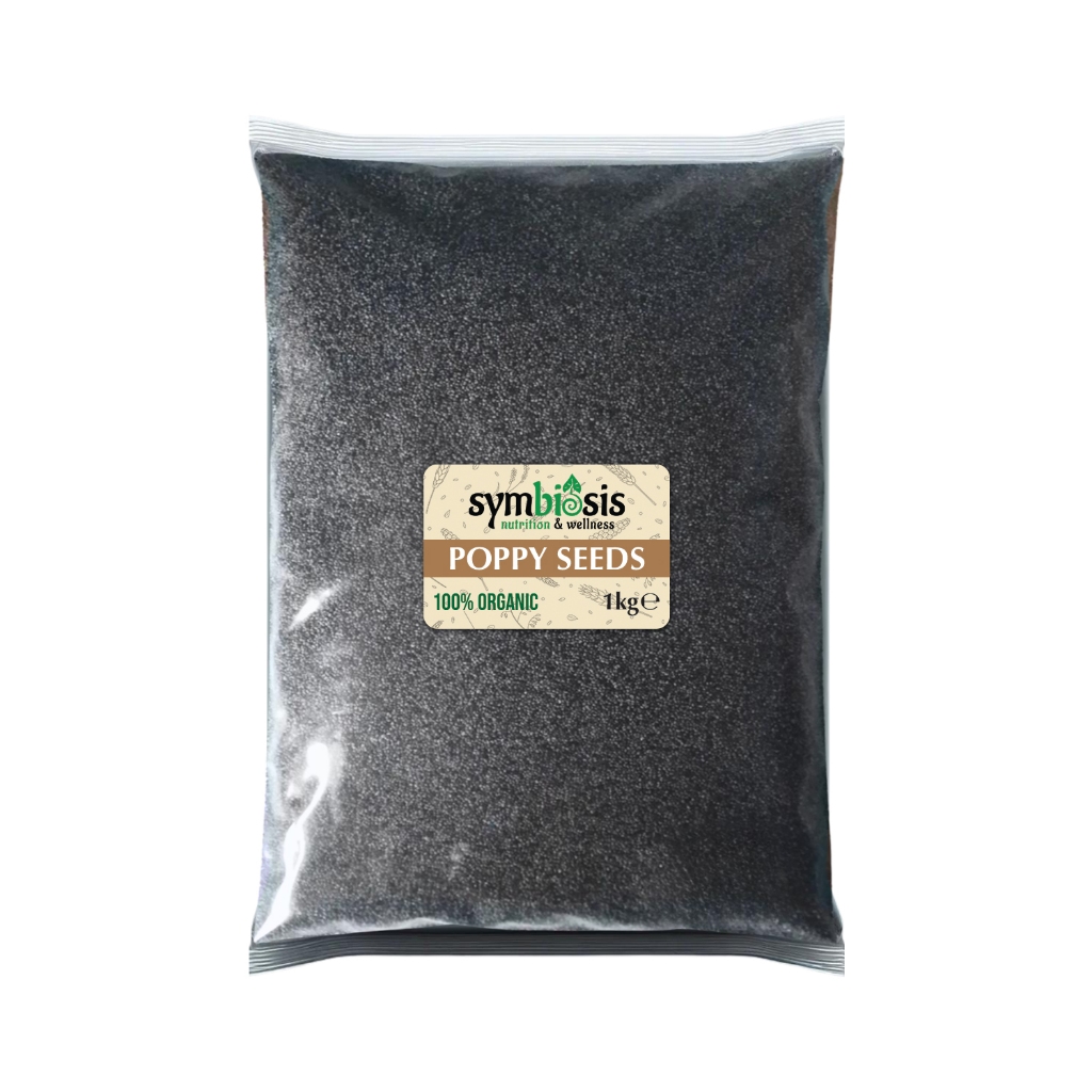 SYMBIOSIS - Organic/Bio Poppy Seeds เมล็ดป๊อบปี้ 1 Kg