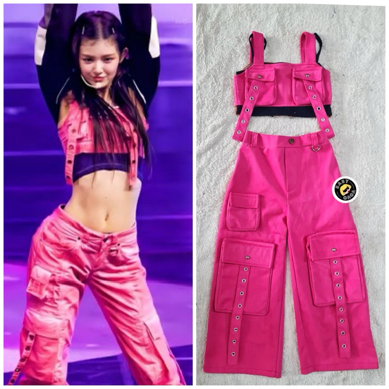 BABYGAGA ❤️🩷 Newjeans NJZ นิวยีนส์ ชุดนิวยีนส์ ชุดNewjeans  Danielle ✂️ รับตัดชุด ชุดโคฟ ชุดโคฟเวอร์