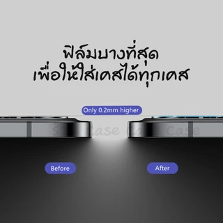 ฟิล์มกระจกเลนส์กล้อง iPhone 17 pro max ด้านหลัง สําหรับ ไอโฟน 16 16e 15 plus 14 13 12 11 นิรภัย กันรอย