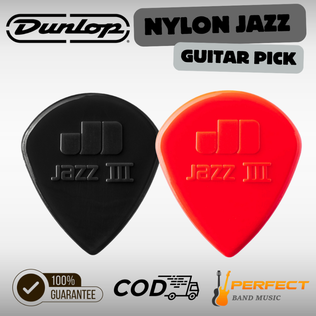 ปิ๊กกีตาร์ Jim Dunlop NYLON JAZZ  Guitar Pick