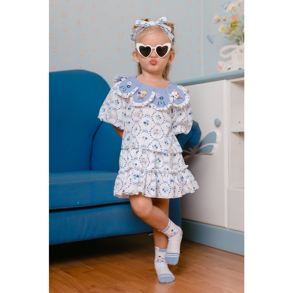 LittleNNN Look3 Blouse and skirt เซตเสื้อและกระโปรงเด็ก