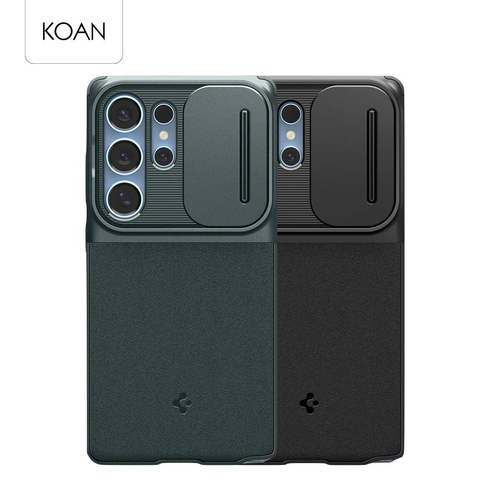 SPIGEN Optik Armor for Samsung S25 Ultra - Black/ Abyss Green