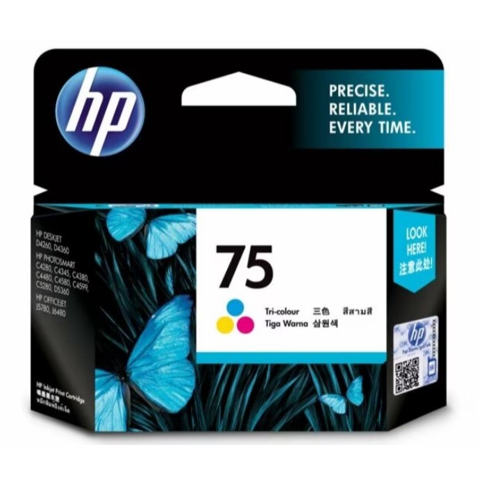 HP-CB337WA HP 75 TRICOLOR INKJET PRINT CARTRIDGE