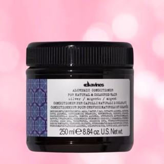 DAVINES ALCHEMIC SILVER 250 ML.ครีนวดผม ม่วง ช่วยลดเม็ด ส้มเ…